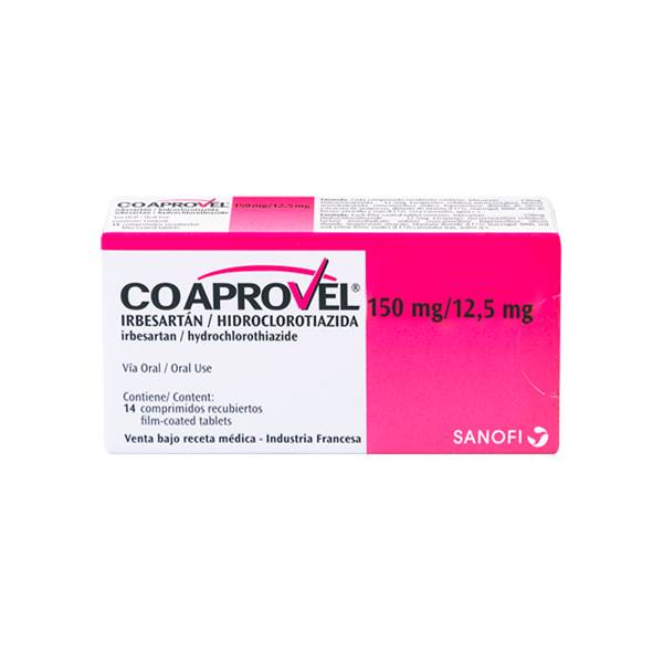 COAPROVEL 150 mg/12,5 mg: Prospecto, dosis y más información