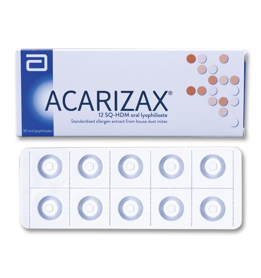 Coccidiosis en humanos: Descripción y beneficios del tratamiento con Acarizax 12 SQ-HDM liofilizado sublingual