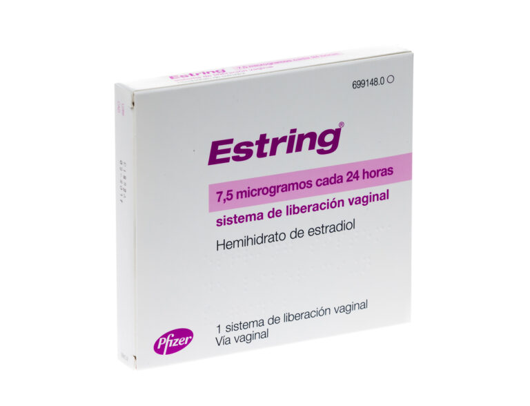 Compra Estring anillo: Prospecto, dosis y uso del sistema de liberación vaginal cada 24 horas