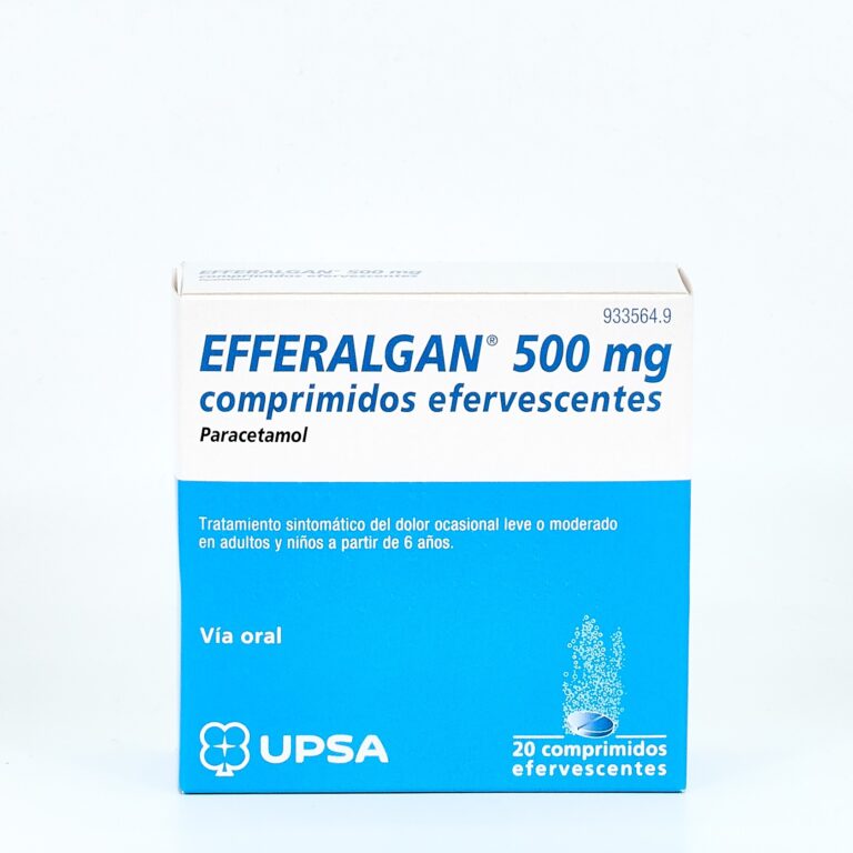 Comprar Cod-Efferalgan sin receta: 500 mg/30 mg comprimidos efervescentes