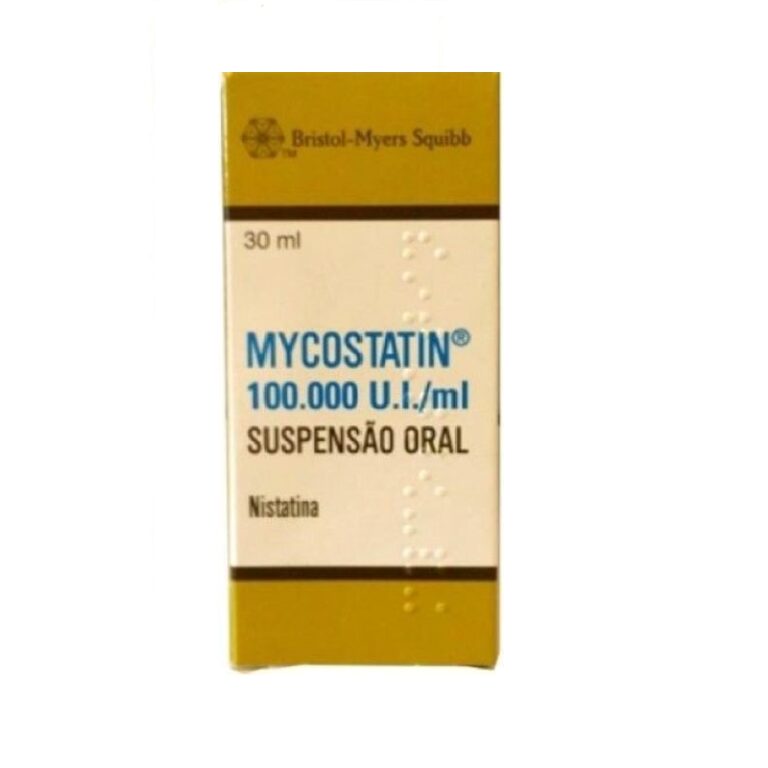 Comprar Mycostatin sin receta | Prospecto y dosis de Mycostatin 100.000 UI/ml suspensión oral