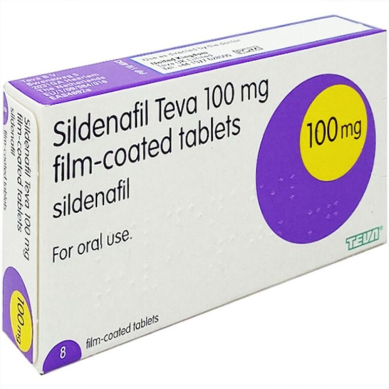 Comprar Sildenafilo Teva 100 mg: Prospecto y Comprimidos Recubiertos EFG