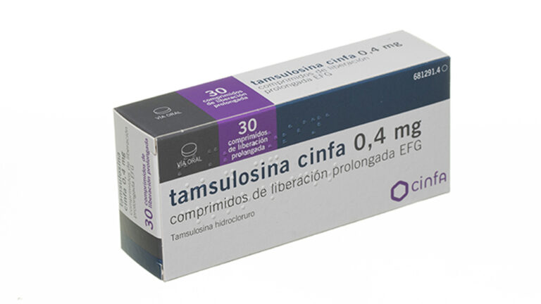 Comprar tamsulosina sin receta: información y precios de las cápsulas de liberación modificada Tamsulosina Cinfa 0,4 mg