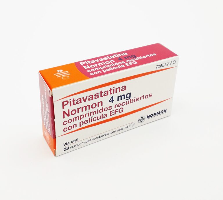 Conoce los efectos secundarios de la pitavastatina Normon 4 mg comprimidos recubiertos con película EFG