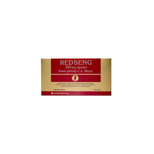 Contraindicaciones del Ginseng: Información sobre el producto Redseng 300 mg Cápsulas