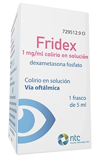 Córnea inflamada y visión borrosa: descubre el prospecto de Fridex 1 mg/ml colirio en solución en envase unidosis