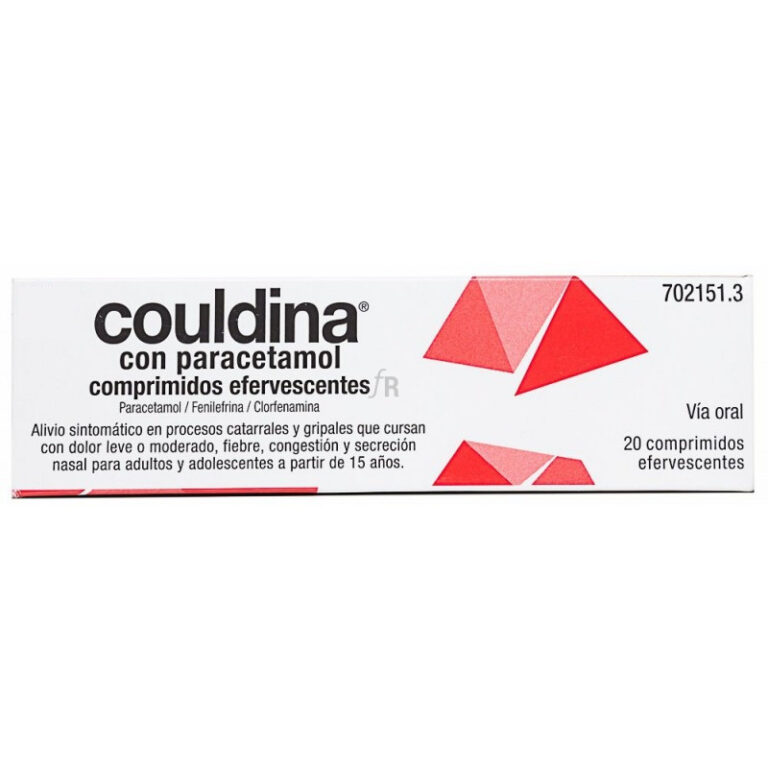 Couldina con Paracetamol: Prospecto, Comprimidos Efervescentes y Beneficios