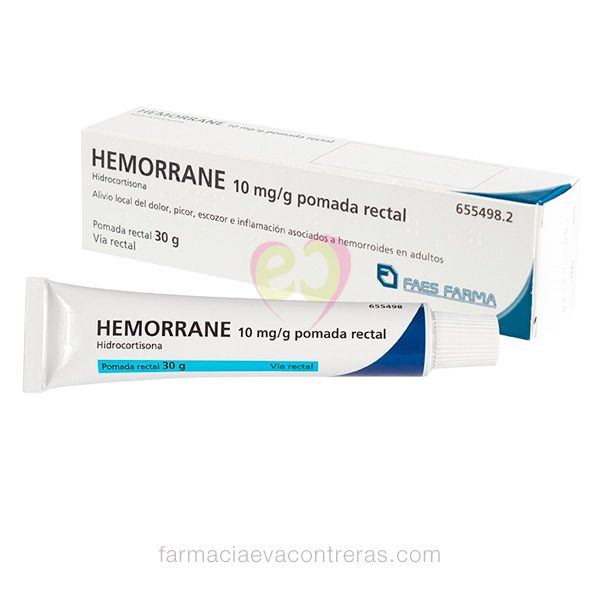 Crema Hidrocortisona para el Ano: Prospecto Hemorrane 10 mg/g – Pomada Rectal