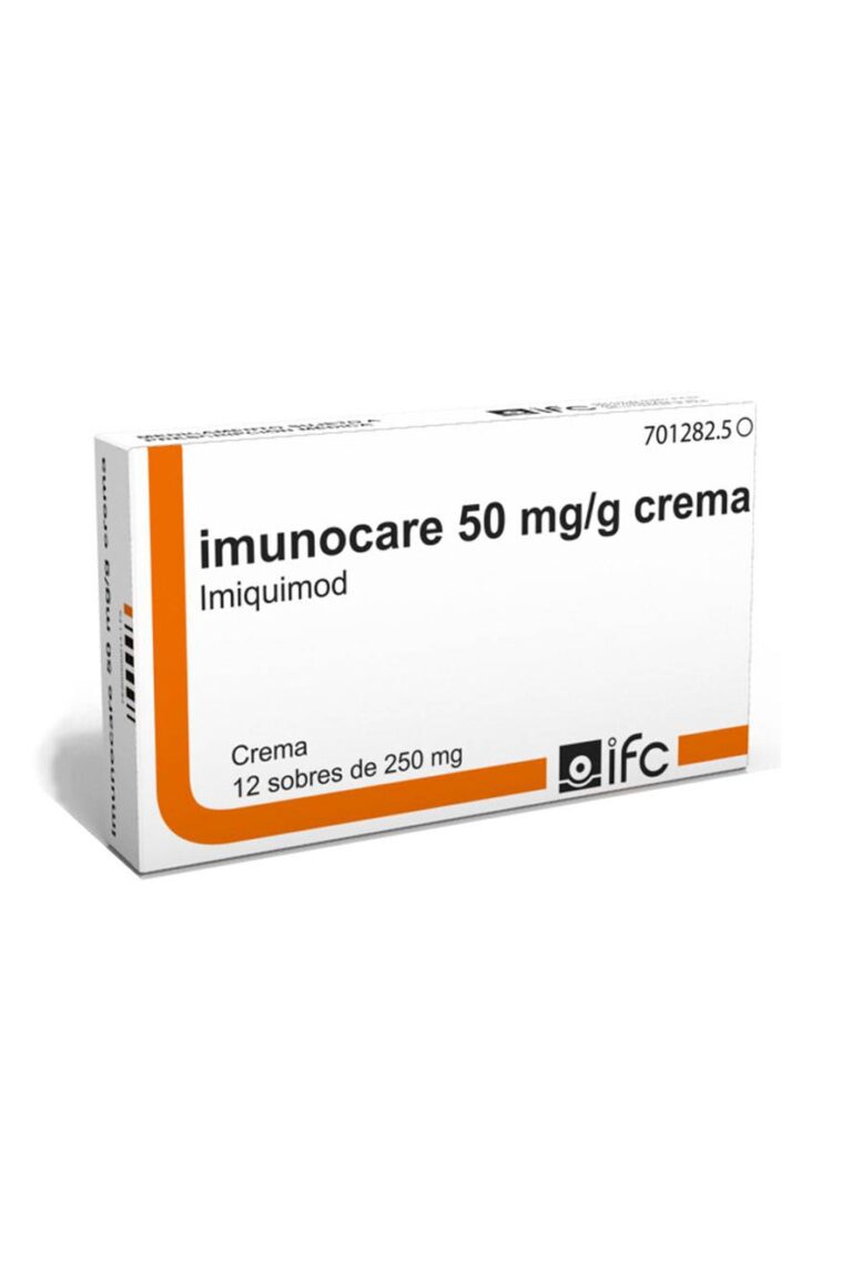 Cremas recomendadas para quimioterapia: Ficha técnica de Imunocare 50 mg/g crema