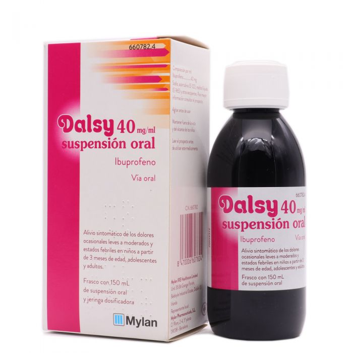 Dalsy 40 Dosis: Prospecto y Uso de la Suspensión Oral de 40 mg/ml