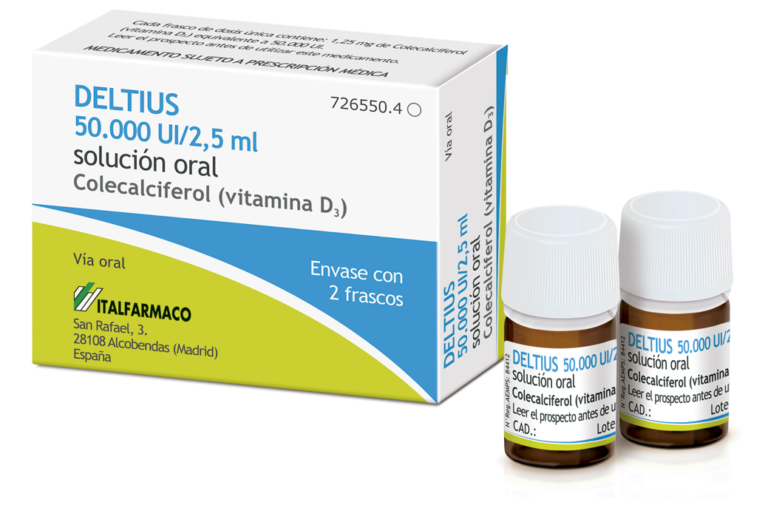 Deltius vitamina D: prospecto, dosis y modo de uso