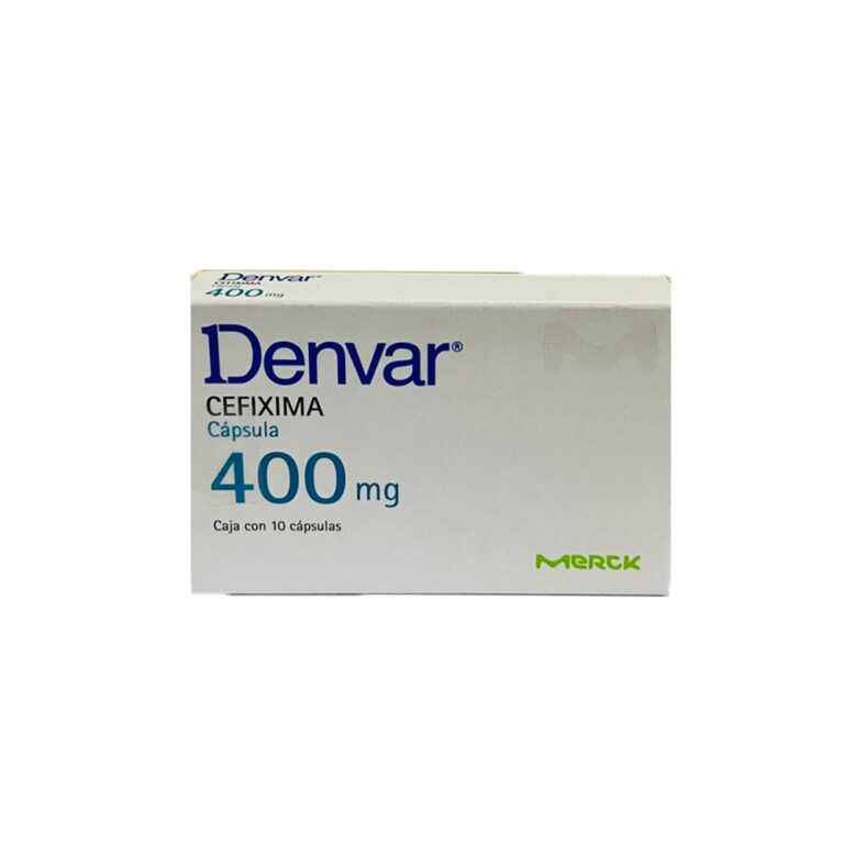 DENVAR 400 mg: usos, dosis y ficha técnica de las cápsulas