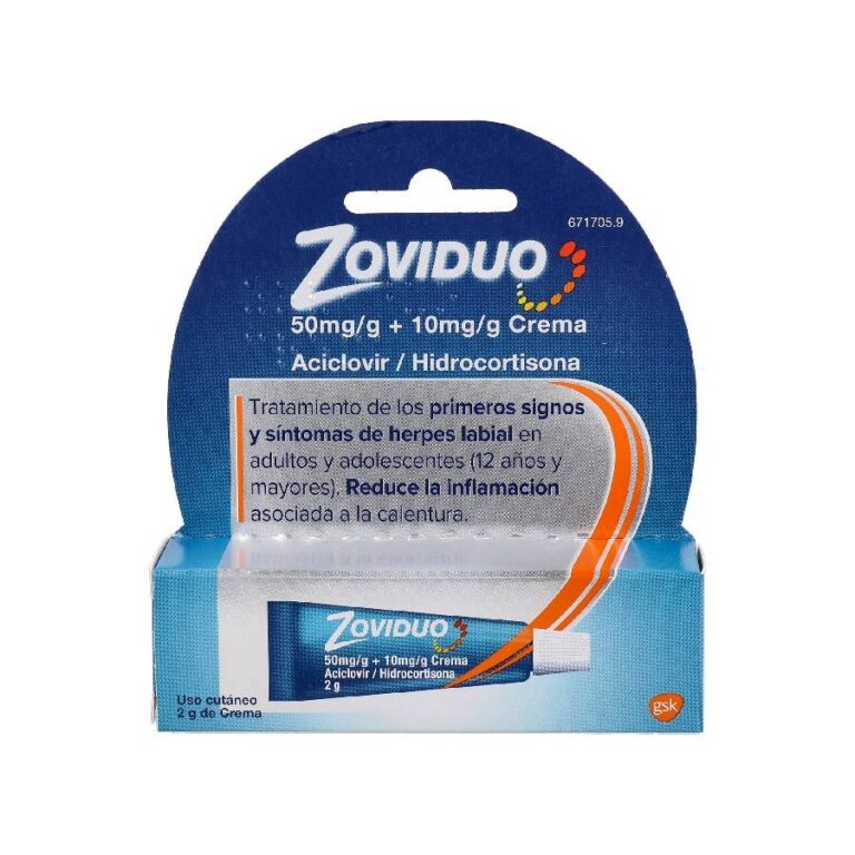 Descubre los beneficios del Zoviduo: crema de 50 mg/g + 10 mg/g – Prospecto y uso