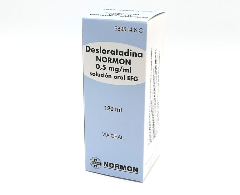 Desloratadina Normon 0,5 mg/ml: Prospecto de la solución oral EFG | Información y dosificación