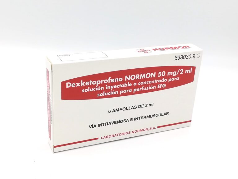 Dexketoprofeno Ampolla Precio: Prospecto y Uso Inyectable – Solución para Perfusión EFG