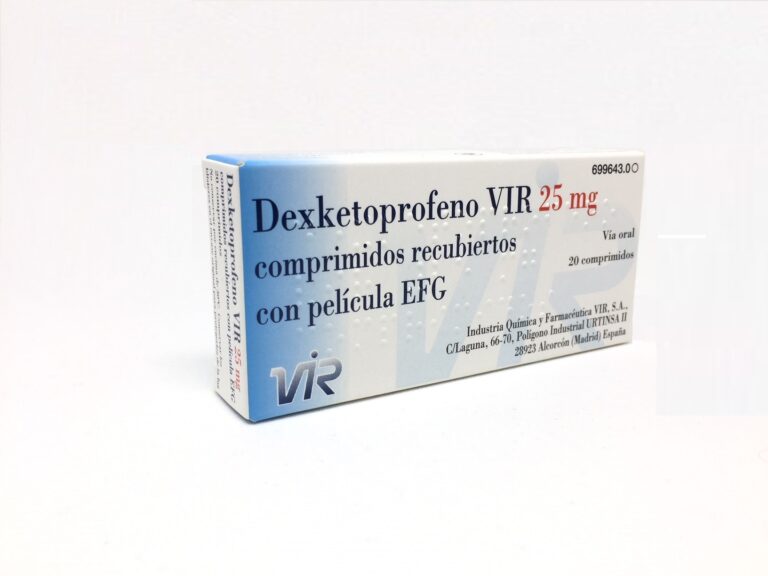 Dexketoprofeno VIR 25 mg: Prospecto y características