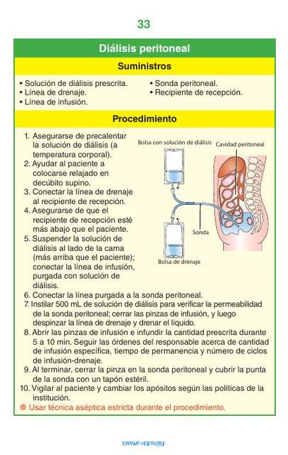 Dialisis Peritoneal: Ficha Técnica CAPD/DPAC – 4 Solución