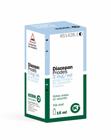 Diazepam 2 mg/ml: Ficha Técnica y Solución Oral por Diazepan Prodes