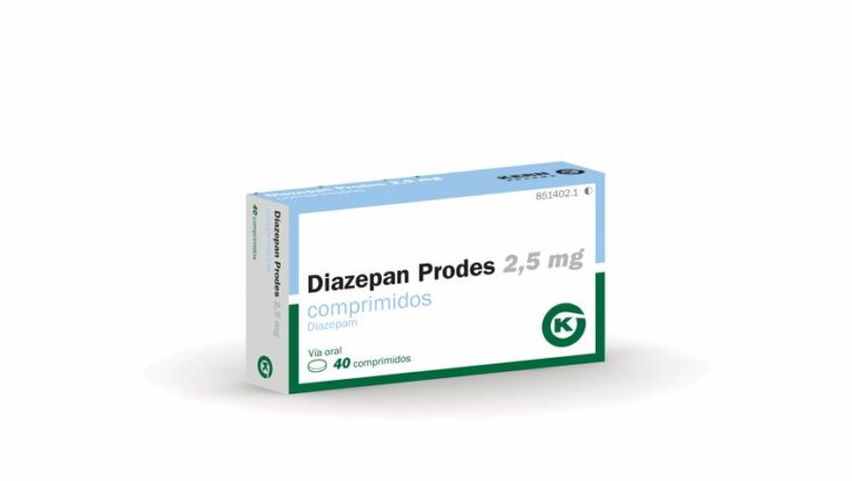 Diazepam y Alcohol: Horas de precaución – Prospecto Diazepan Prodes 2,5 mg comprimidos