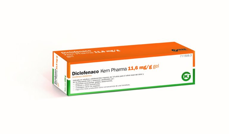 Diclofenaco 11,6 mg/g Gel: Ficha Técnica y Características | Kern Pharma