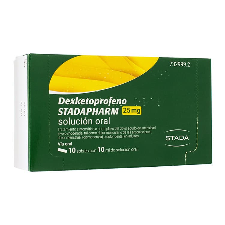 Diferencia entre naproxeno y enantyum: todo sobre el Dexketoprofeno Stadapharm 25 mg solución oral EFG