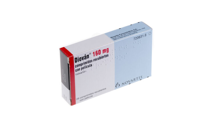 Diovan 160 mg: prospecto, uso y dosificación de los comprimidos recubiertos con película