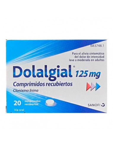 Dolalgial 125 mg: usos y características del clonixino lisina en comprimidos recubiertos