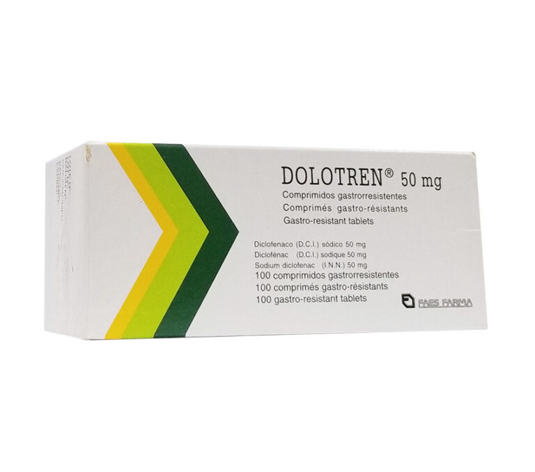 Dolotren 50 mg: Prospecto y beneficios de los comprimidos gastrorresistentes