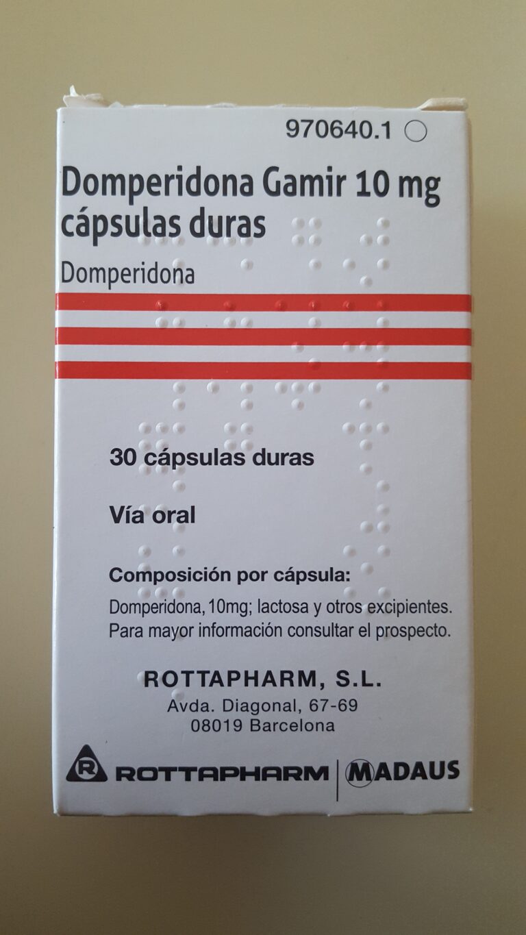 Domperidona Gamir 10 mg: Prospecto, Información y Uso