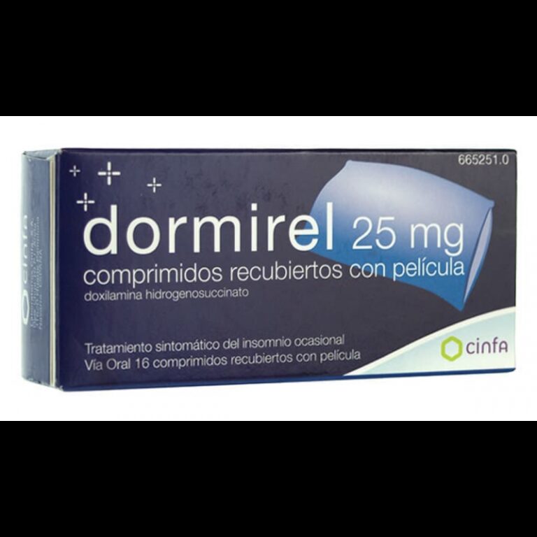 Dormirel 25 mg: Prospecto, Comprimidos Recubiertos con Película