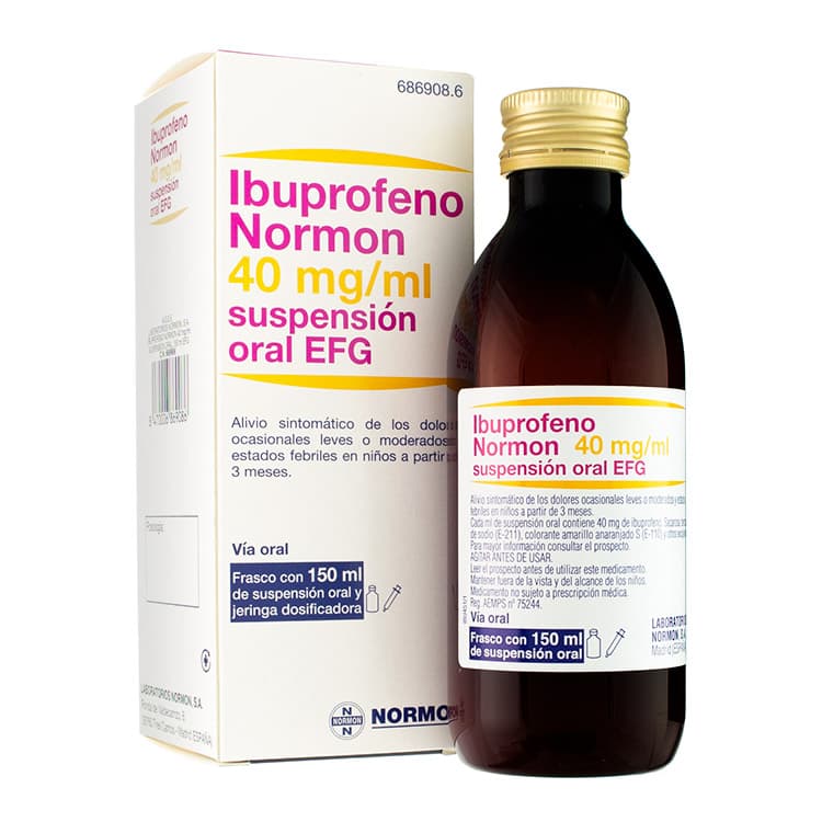 Dosis de Ibuprofeno Normon 40 mg/ml: Ficha Técnica y Suspensión Oral EFG
