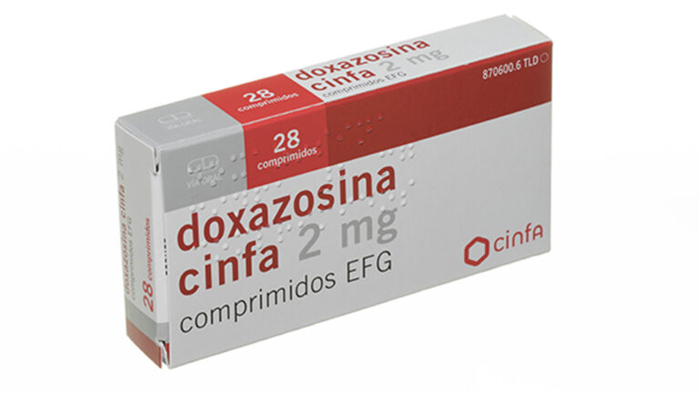 Doxazosina 2 mg: prospecto, dosis y efectos secundarios – Comprimidos Ratiopharm EFG