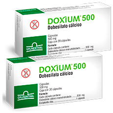 Doxium Fuerte 500 mg: Prospecto, indicaciones y contraindicaciones para tratar las varices