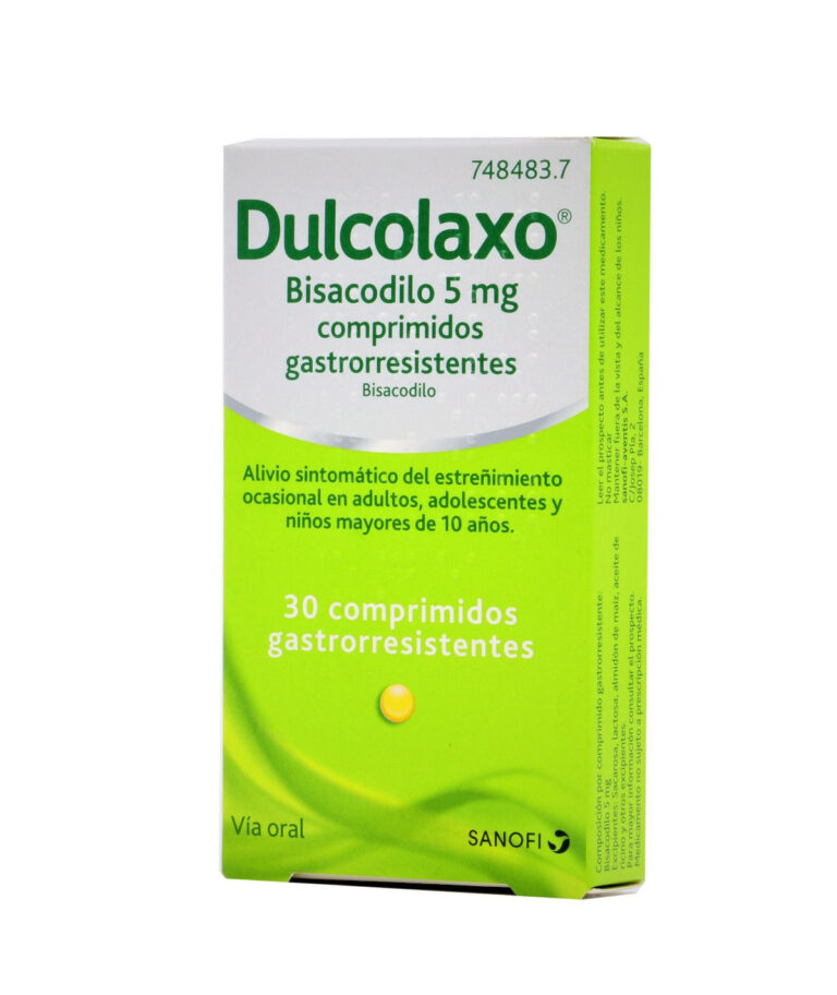 Dulcolax: Efectos secundarios y ficha técnica de los comprimidos gastrorresistentes de bisacodilo 5mg