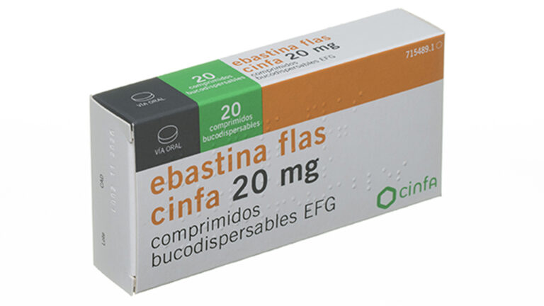 Ebastina Flas Cinfa 20 mg: Información y uso de comprimidos bucodispersables EFG