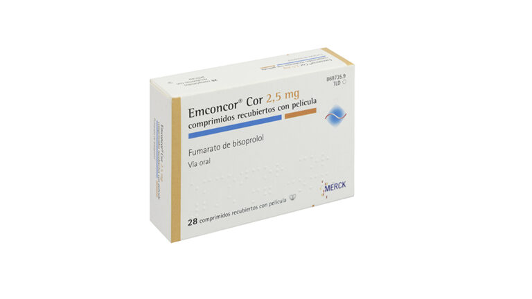 Emconcor 2,5 mg: Prospecto y información de los comprimidos recubiertos con película