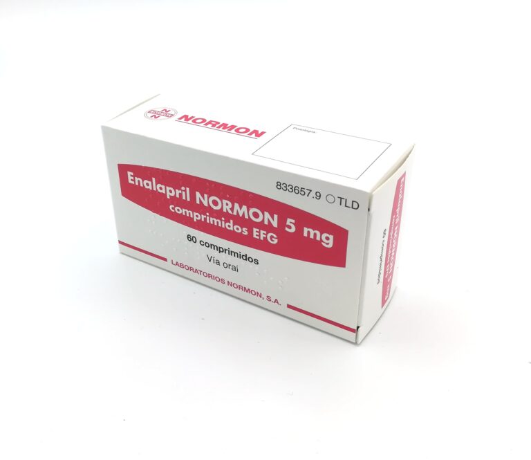 Enalapril Edigen 5 mg Comprimidos EFG: Prospecto, dosis y efectos secundarios