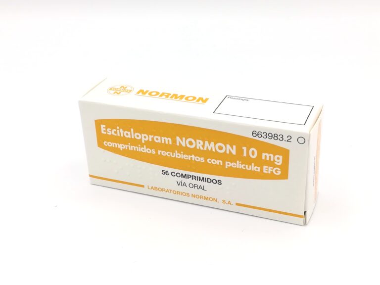 Escitalopram Normon 10 mg: Prospecto, Comprimidos Recubiertos con Película EFG