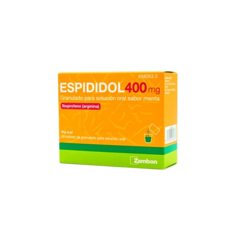 Espidifen en pastillas: prospecto y uso – 400 mg, solución oral – ¡Descubre su sabor a menta!