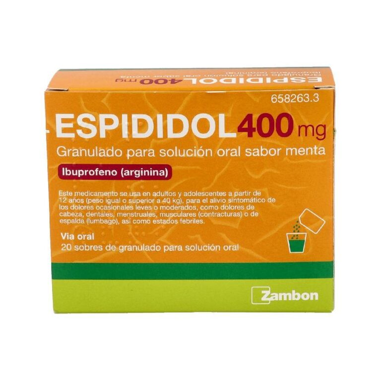 Esquema de beneficios del Espididol 400 mg: ¡Descubre para qué sirve!