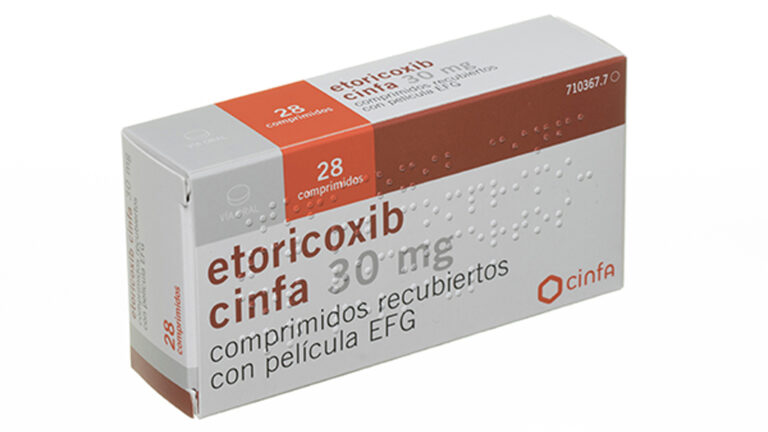 Etoricoxib 30 mg: prospecto y uso de comprimidos recubiertos con película EFG – Cinfa