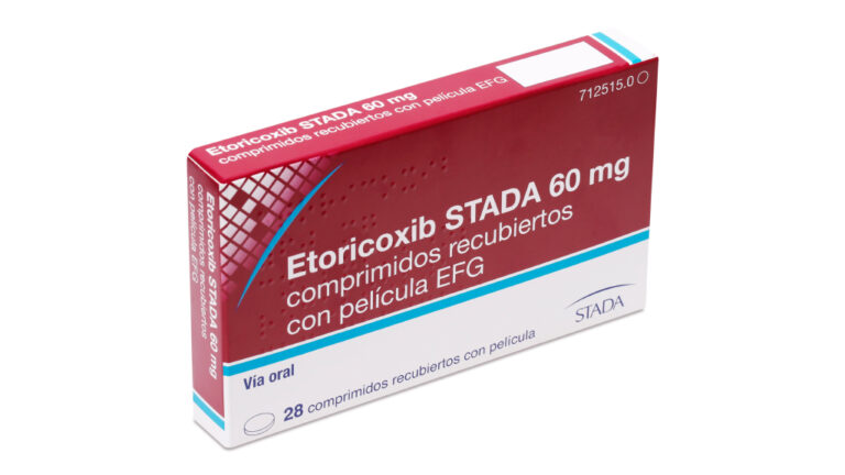 Etoricoxib Stada 60 mg: Prospecto y uso de comprimidos recubiertos con película EFG