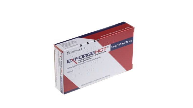 Exforge 5/160/25 mg: Prospecto, dosis y efectos secundarios