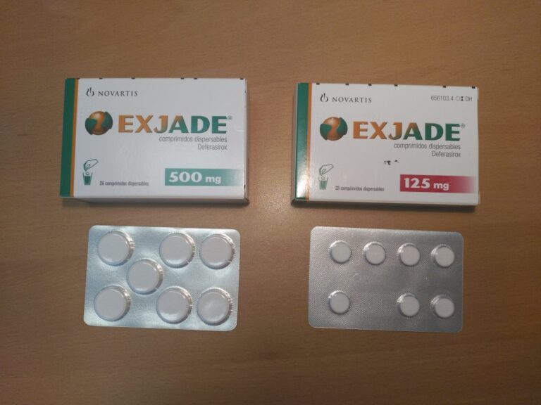 Exjade 500 mg: Indicaciones y uso de comprimidos dispersables