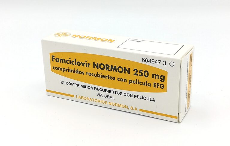 Famciclovir Normon 250 mg: Prospecto de comprimidos recubiertos con película EFG para el herpes