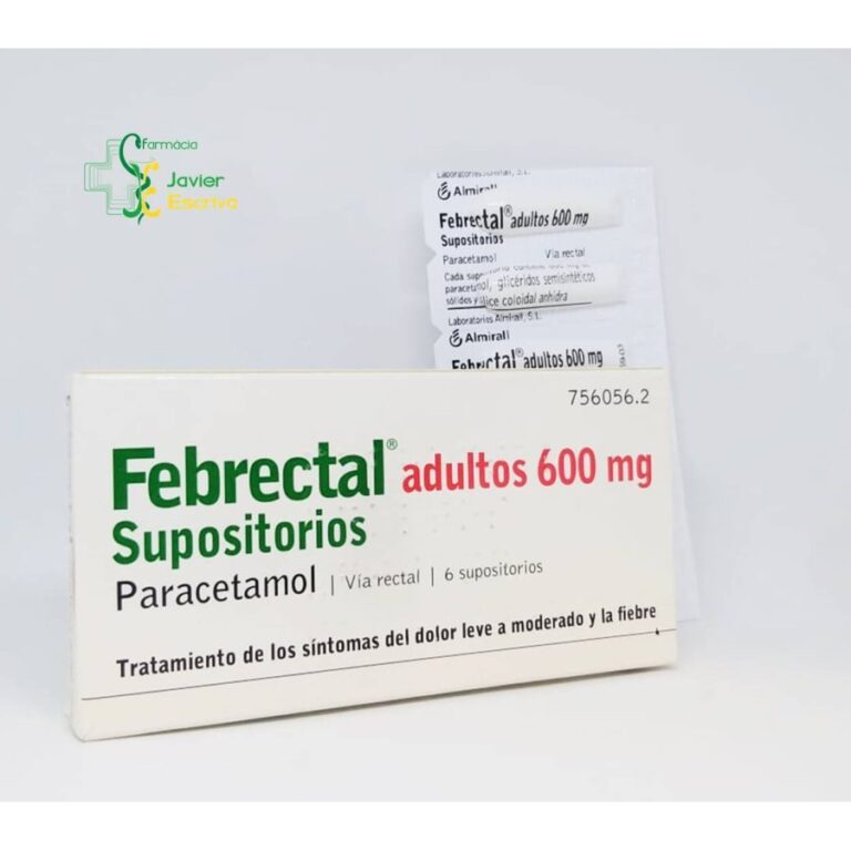 FEBRECTAL ADULTOS 600 MG SUPOSITORIOS: Prospecto y beneficios de los antitérmicos para adultos