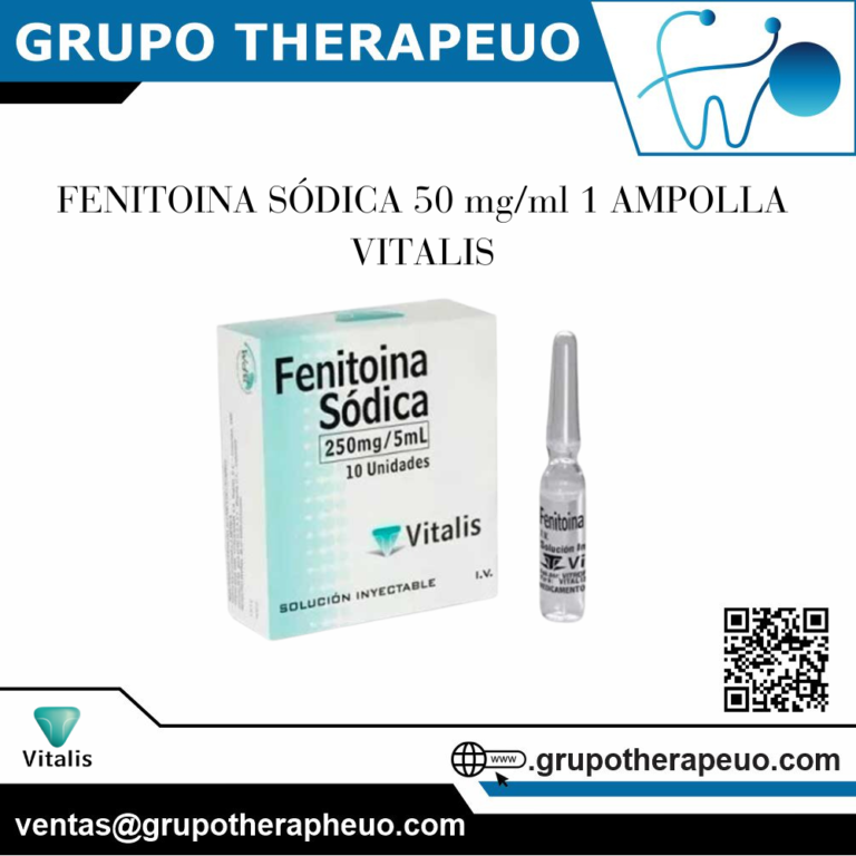 Fenitoína: usos y beneficios de la solución inyectable Rubio 50 mg/ml