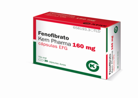 Fenofibrato 160 mg: Prospecto y características de las cápsulas duras Kern Pharma EFG