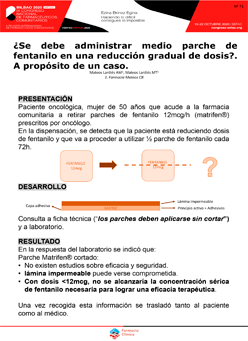 Fentanilo en parches: prospecto, dosis y efectos secundarios