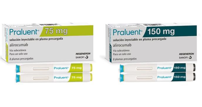 Ficha Técnica Alirocumab: Praluent 150 mg Solución Inyectable en Pluma Precargada